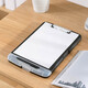 
Waterproof file box a4 writing board with pen slot multifunctional paper storage file box plastic writing board clip Fresh blue (11932) solid blue 008