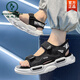 
Woodpecker sandals men wear soft sole non-slip wear-resistant sports sandals for men in summer, teenagers outdoor trend driving beach slippers black and white high-end model 41
