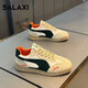 Salaxi [1421 человек похвалил] Мужская обувь Salaixi мужская обувь 2024 Осень и зима Новая универсальная и удобная модная модель с модным белым апельсином (больше материалов и более удобных) 40 (стандартный размер)