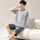 
Yalu Modal men's pajamas suit summer shorts shorts thin summer ice silk feel loose casual large size home G[6623] Modal shorts-cool and breathable L [recommended 100-120 Jin[Jin equals 0.5 kg]]
