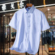 雅戈尔旗舰官方店2025新款DP免烫棉短袖衬衫男夏季免烫抗皱衬衣休闲上衣 DX6624 L 175/96 41建议145-160斤