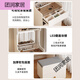 Solid wood dressing table small bedside table storage bedroom with makeup mirror makeup table small apartment narrow cabinet 2024 new style white SF50 dressing table with makeup mirror with makeup stool