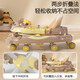 Enfant et enfant Baby Walker Multi-fonction anti-tournois et anti-o-o-o-salle Walker avec un modèle phare de fabricant de musique - kaki [pad de pied + boîte de musique + grand
