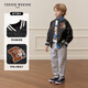 Teenie Weenie Kids 25 new style autumn boys and girls fashion baseball collar jacket black 140cm