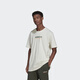 
adidas loose printed pure cotton sports top round neck short-sleeved T-shirt men's summer adidas Clover Hanyu White M