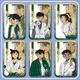 Furyan Animation Film Detective Conan Baimei Fünf-Ring-Star-Karte Schieber Campus Card Card Card Water Card Conan-S13568 Kartenabdeckung + weißes Lederseil
