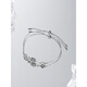 Companion Fu Xiaoman Waist Adjustable Bracelet Girls Light Luxury Niche Exquisite Titanium Steel Bracelet High-Looking Student Party Bracelet Hand Accessory Xiaoman Waist Bracelet Adjustable Pull-out Type, Chain Length