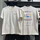 耐克（NIKE）短袖男装2025夏季新款跑步运动服针织透气时尚宽松圆领上衣T恤衫 HF6172-133米白纯棉 S