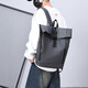 Neue Modetrendy große Kapazität wasserdichtes Rucksack Rucksack Einfacher Freizeitcomputerbeutel Student Reisetasche Rucksack Schwarz Schwarz