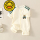 G.Duckkids Marke Baby Kleidung neue Herbstkleidung neue Baby Kleidung Langarm süßer Baby Jumpsuit Crawler Frühling und Herbststil 6221 Blau 80 cm