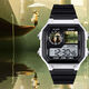 Sky Light Escape Characters Anime Customized Watch Two-dimensional Smart Small Square Electronic Watch Men and Women's Model Students [Fashion Silver-Electronic Watch] z3883 Light Escape Super Value Gift Pack (Extra Long Battery + Gift Box Packaging)