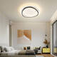
LED ceiling light living room bedroom light modern simple atmospheric master bedroom round square Nordic children's room lamp 1W ginger 9922 round black 45CM three colors