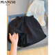 
Cotton-made ice silk slit high waist wide-leg casual shorts for women's summer thin style 2025 new small slim sports pants 680 white [high quality 21.5] L 110-125Jin [Jin equals 0.5 kg]