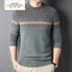 Classic car (COCHE CLASICO) cardigan men's thick pure wool men's sweater new style middle-aged and young pullover knitted base shirt fashion boutique p15620 Navy L 170