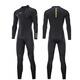 TOIXI BRORY3MM wetsuit cold-proof gelcoat thickened large size one-piece wet long-sleeved coach sports swimsuit for men and women black four-piece set C 3mm L (suitable weight 144-160Jin Jin equals 0.5 kg)