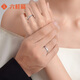 Liuguifu Jewelry Platinum Ring Aurora Appointment PT950 Platinum Ring Open Pair PT0100128 Men's Ring 5.15g