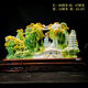 Xiuyu hand-carved Xiuyu landscape ornaments Zhaocai Town House high-end opening housewarming gift gift jade ornaments Pingping An An 6187