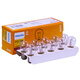 Litian Philips Тормозной лампочки P215W 1157 12499 Двойной проволочный высокий и низкий уровень ноги 12V24V Грузовик P21W 1156 24V Truck Special 13821 R5W Одиночный проводной угол.