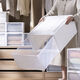 Pupan Schublade Schuh Aufbewahrungsbox Kleidung Aufbewahrungsbox Plastiklagerschrank transparent Aufbewahrungsbox Kleidung Sortierbox Schuhkarton 9227 Tiefe 43.8 Breite 34 Höhe 19 Zwei Kombinationen