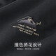 Fairwhale Gold Draht bestickt runden Hals Kurzarm T-Shirt Herren 2025 Sommer Neues Modes Black Short T-Top 1506 Black 001 L 175
