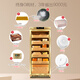 Meijing RACHING Meijing Cigar Cabinet Horizontal Line MON1800A 2025 New Fingerprint Lock Cigar Cabinet Capacity 220L Constant Temperature and Humidity Smoke Cabinet Humidity Cabinet Starry Black (Spanish Cedar Wood Shelf)