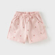David Bella children's pants summer clothes girls baby pink sweet breathable casual knitted shorts