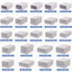 Sanqihu Schubladen Lagerschrank, Kleidung Schrank Aufbewahrungsbox, Plastik-Snack-Aufbewahrungsbox, Sortierbox, Haushaltsgarderobe Aufbewahrungsbox, E3923 Deep 45 Breite 39 Höhe 23 Brown Dreipack