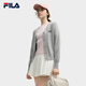 斐乐（FILA）女士编织外套2025秋季新款时尚休闲舒适V领毛衣开衫 正黑色-BK M 165_84A_