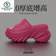 
Woodpecker 8cm thick-soled slippers for women in summer new style for wear-increasing and casual EVA internet celebrity beach high-heeled sandals Mocha brown 3881 beautiful 8.0cm thick-soled 35-36 positive size