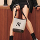 MLB New York Yankees Letters Large Logo Decorative Casual Academy Style Adjustable Shoulder Straps Canvas Water Pack Basic Package (Bag)