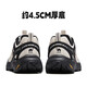 骆驼（CAMEL）云山2.0网面户外登山休闲丑萌徒步鞋情侣 G15AX48080 米白/黑 42