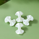 ins simple super fairy temperament bow hair clip gentle sweet girl heart bangs clip side clip Japanese and Korean headdress Pearl white bow hair clip 6 pieces