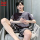 Catman Pajamas Pajamas Summer Shorts Shorts Traje 2025 Summer Fino Nuevo Estilo Niños Gran tamaño Hote Home Clothing Hde9928 L