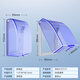 DELIXI switch socket splash-proof box 86 type blue transparent splash-proof box plastic cover