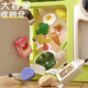 Yunya Children's Kitchen Toys Playing House Cooking Simulation Full Full de bébé 3 ans 6 Girls Children's Day Gift Birthday Anniversaire exclusif Green [Sound and Light Spray Large Kitchen 93-Piece Set] Cooking Toys Kitchen 6-1 Cadeau