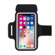 Sports mobile phone arm bag for men and women running and cycling fitness universal wrist bag arm bag with touch screen mobile phone arm bag classic black universal large size within 6 points and 8 inches