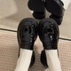 Lugeli Loafers Chaussures en cuir de haute hauteur de style britannique 2025 Nouveau orteil rond Polylem