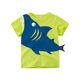TTPMER Summer Boy Kurzarm T-Shirt Cotton Cartoon Dinosaurier Design Ins Style 9716 Militärblau 110