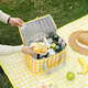 Bolso de picnic de aislamiento de Beifute Viaje al aire libre Viajes al aire libre Portable Plegado Canasta de picnic refrigerada Caja de aislamiento portátil