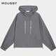 Moussy x StudioWear2025 Sommer Neues Produkt im Freien im Freien im Freien für Frauen 028isa30-3361 170 Holzkohlegrau S
