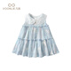 
Fanhuo girls dress summer 2025 new fashionable children's princess skirt little girl baby vest skirt summer blue 80 cm