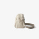 
Lef steamed bun bag 2025 new simple, fashionable, lightweight, large capacity crossbody bag white apricot color