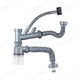 Submarine kitchen sink anti-odor drain pipe washing basin accessories sink dish sink drain drain tee drain pipe 141101401 connectable water purifier overflow port