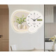 LDVEP CRAME GREEN PLANTER DÉCINIR DÉCINIR DES PEINTURES SMAL-CRÉATIVE CRÉATIVE CRÉAGNE Personnalise Murau Mur Horloge Salon Corloge Clock Lampe Fulu PD4877 [Température de date tardive] Longueur et largeur = 5035 cm Créatif Style sans lumière