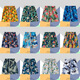 ConNORTON travel loose large size trendy beach pants men's quick-drying five-point casual pants Sanya island vacation shorts South T6626 pants M