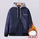Lee Kids American Retro brodered pilot veste veste hommes et femmes automne et style hivernal articulations TRENDY BRAND STREET BASEBLABLE CASSORATION 6623 * Black Glorious [Collier de baseball] printemps et double couche d'automne M 70-90Jin [Jin est égal à 0,5 kg]