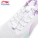 Li Ning children's shoes children's running shoes for girls Feiyun 2 V3 lightweight anti-collision training sports shoes 36YKFV096-4