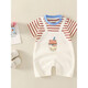Balabala baby kurzärmelige kleidung sommer dünne baby junge sommer sommer mond neugeborene hauptmond krabbelanzug 6189 blau 66cm
