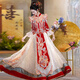 枝己秀禾服婚纱新娘主纱高档2025新款订婚服装新中式结婚礼服敬酒服 LZ541 2XL