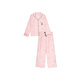 Victoria's Secret Summer home vacation Tiansi soft print cool long sleeve trousers pajamas suit women's home clothes are not easy to wrinkle 5NZY pink leopard print 11273303 S